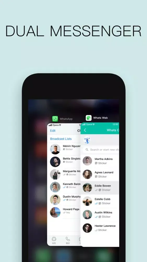 Capturas de tela do Whats Web App +
