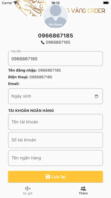 Rồng Vàng Order Screenshots