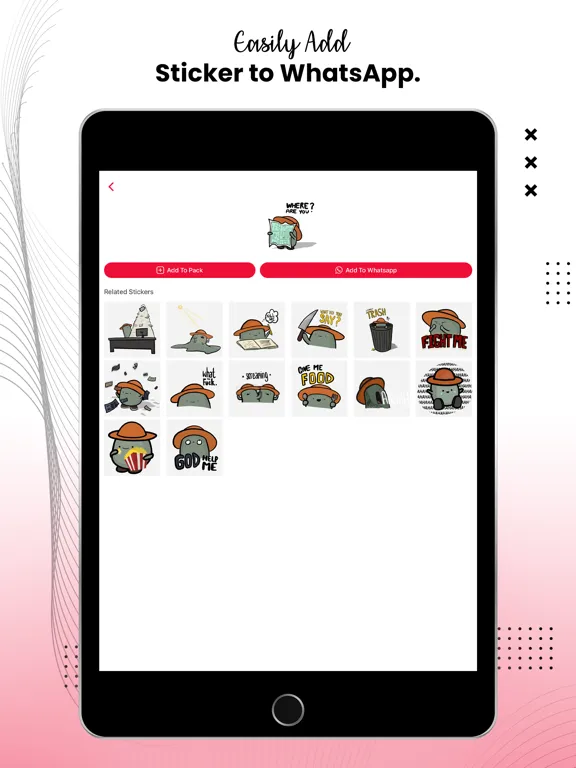 Ảnh chụp màn hình của Face To Sticker AI iPad 