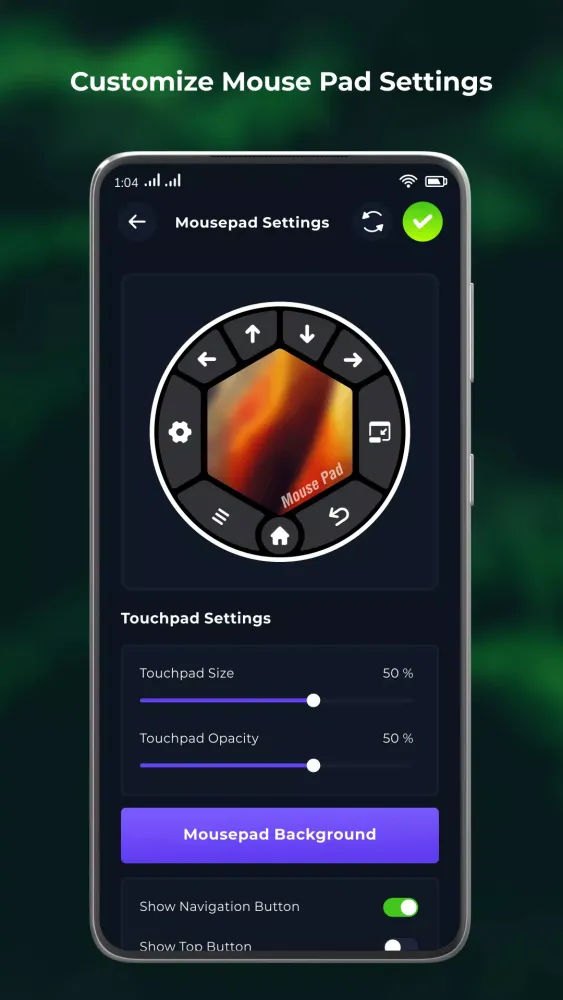 Скриншоты Mobile Mouse Pad On Screen