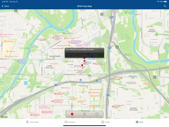 Ảnh chụp màn hình của RCAT / MRCA Conference & Expo iPad 