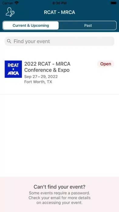 Ảnh chụp màn hình của RCAT / MRCA Conference & Expo