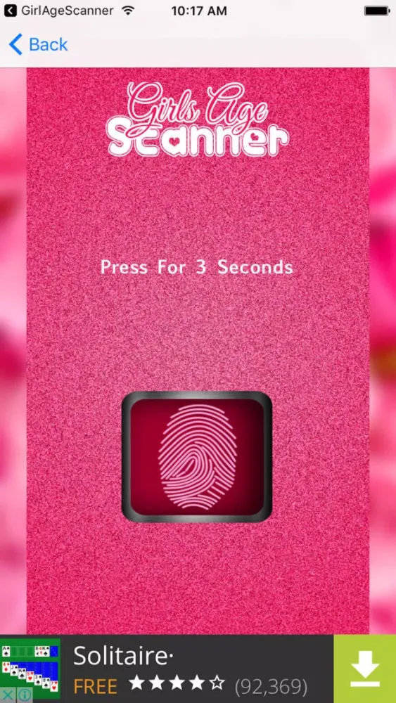Capturas de pantalla de Girl Age Scanner Prank