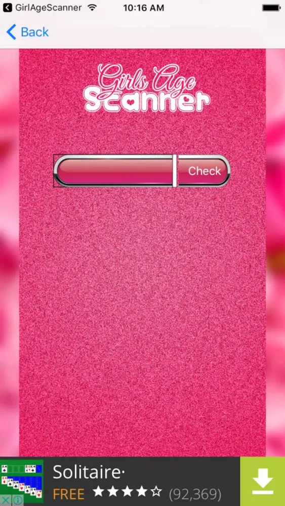 Capturas de pantalla de Girl Age Scanner Prank
