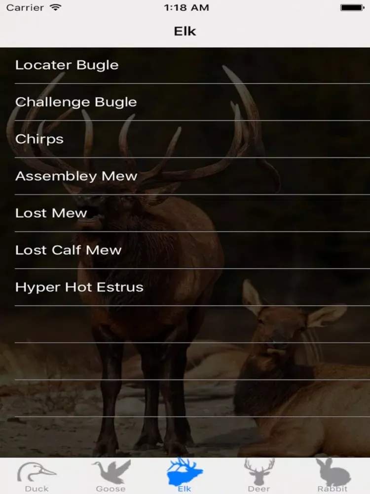 Hunting Calls Fun iPad  স্ক্রিনশট