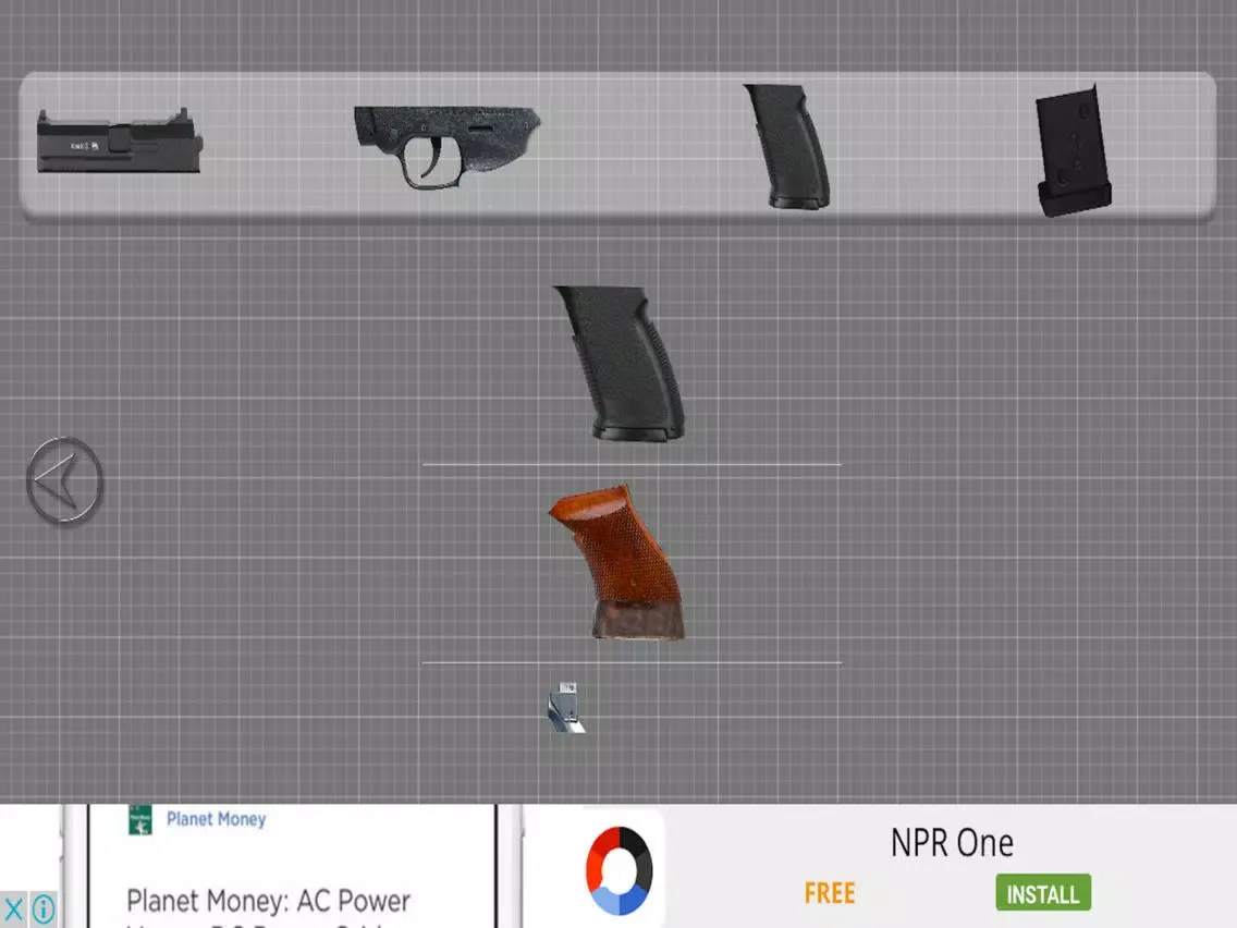 Tangkapan layar Pistol Builder Free iPad 