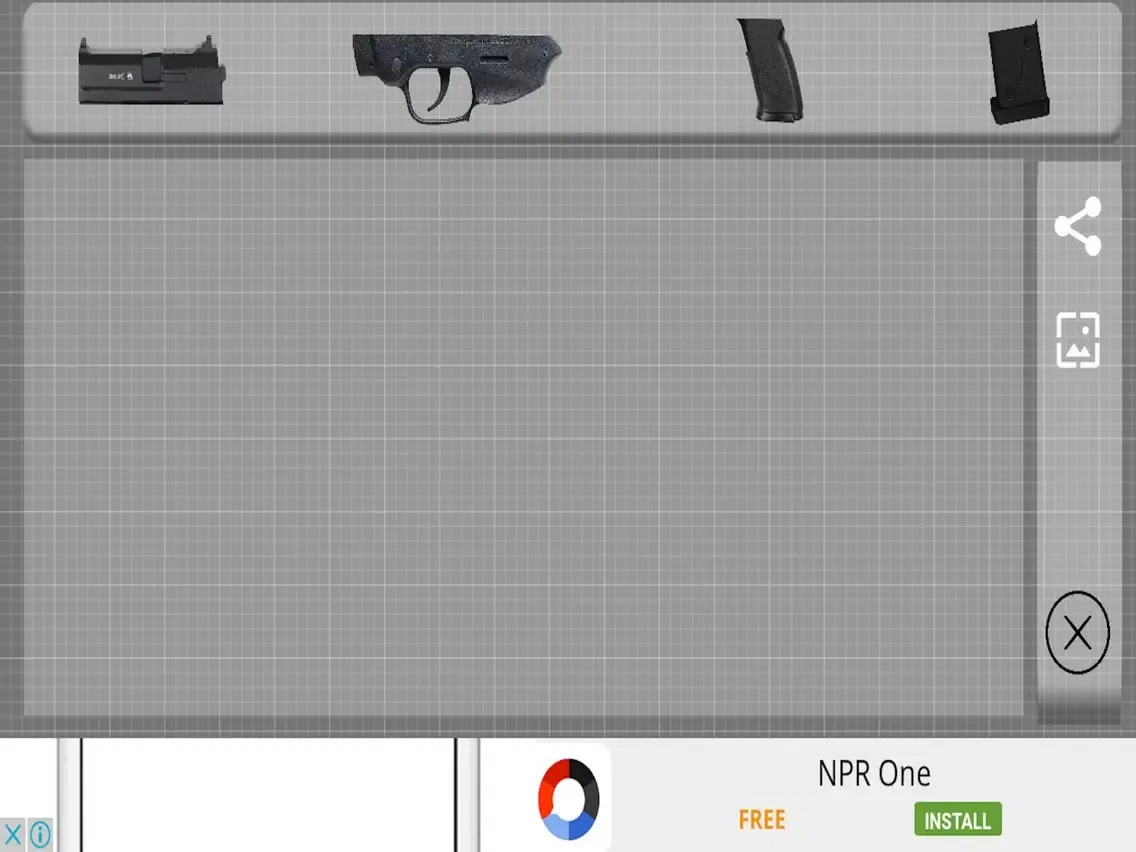 Tangkapan layar Pistol Builder Free iPad 