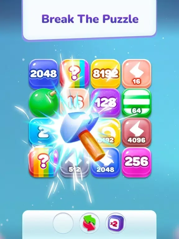 تصاویر Cubi Land - 2048 Puzzle&Beyond iPad 