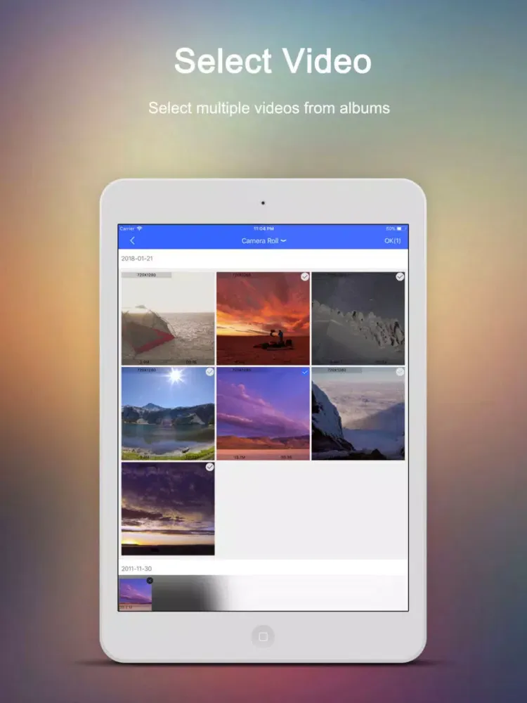 Capturas de pantalla de VidCompress-Video Compress Cut iPad 
