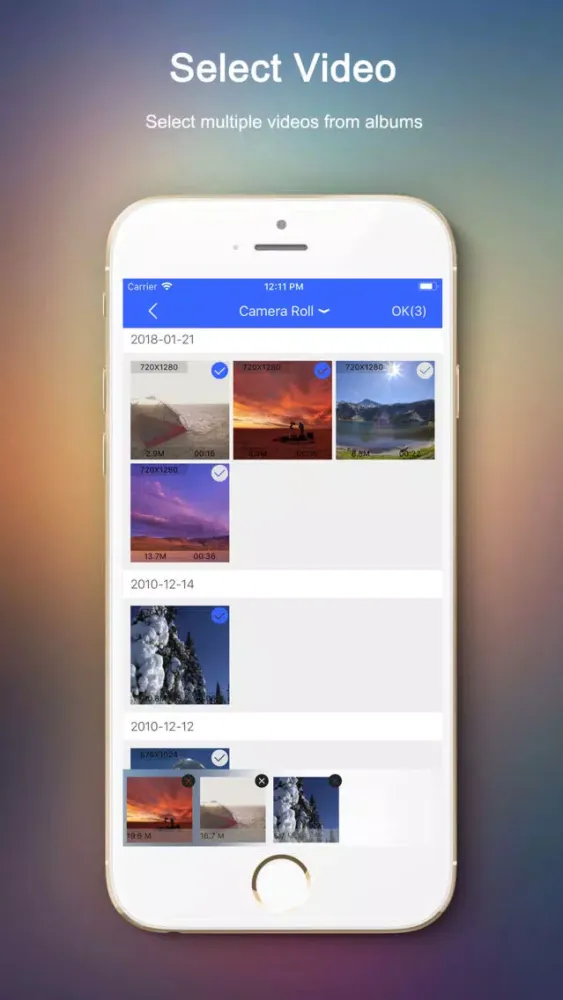 Capturas de pantalla de VidCompress-Video Compress Cut