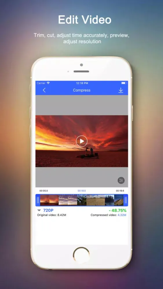 Capturas de pantalla de VidCompress-Video Compress Cut