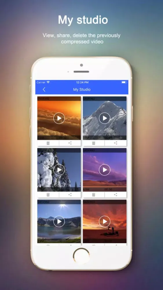 Capturas de pantalla de VidCompress-Video Compress Cut