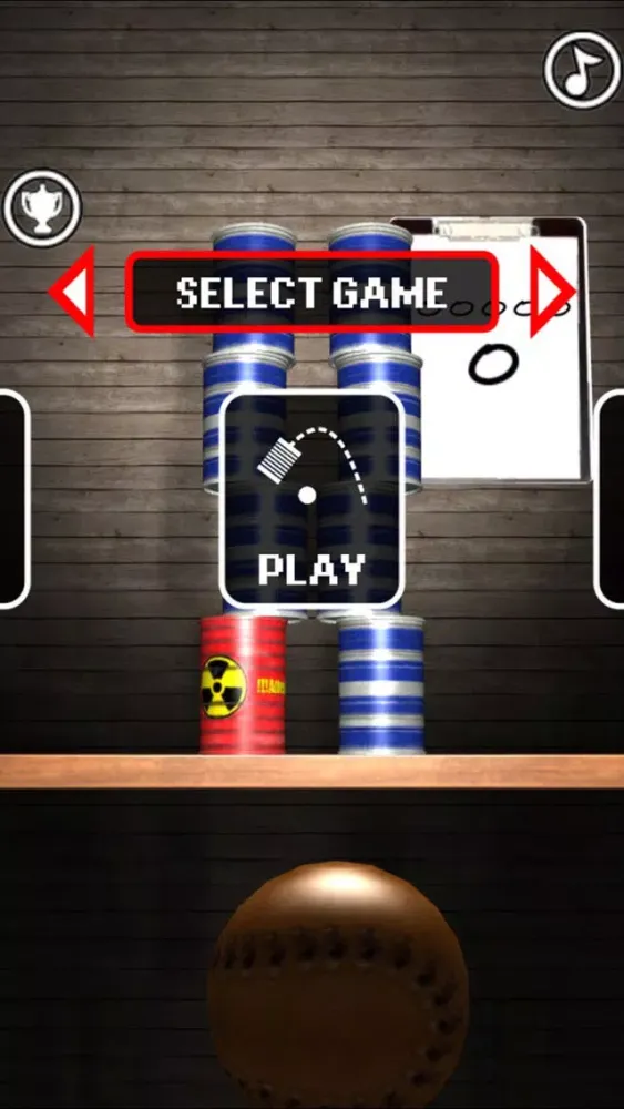 Capturas de tela do Tin Shot