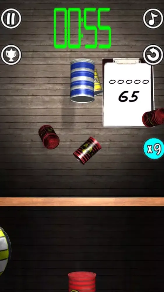 Capturas de tela do Tin Shot