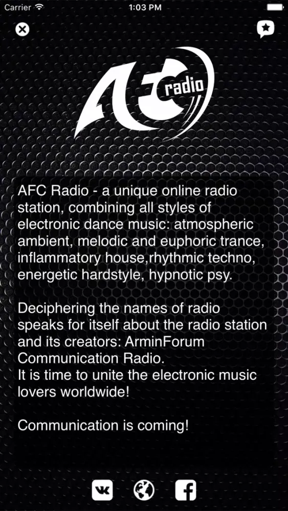 AFC Radio应用截图