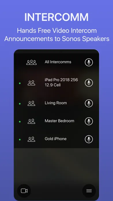 Ảnh chụp màn hình của Intercomm – Hands Free Video