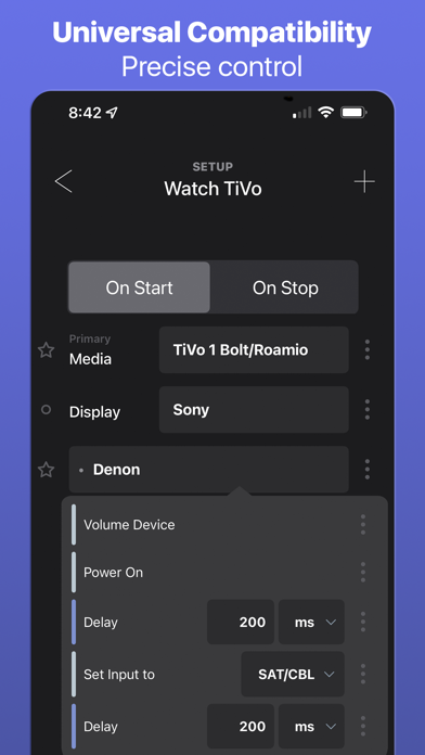 Captures d'écran de Universal Remote – Roomie