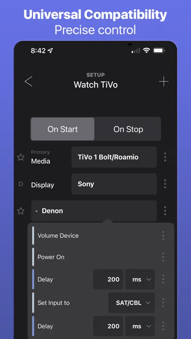 Tangkapan layar Universal Remote – Roomie