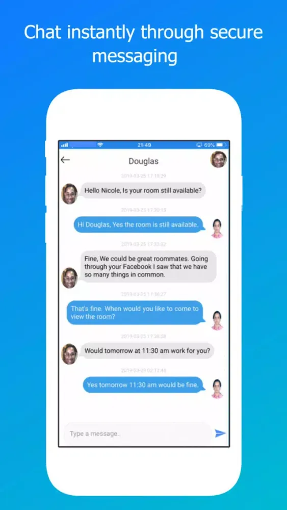 Screenshot di Roomnett: roommates-rooms