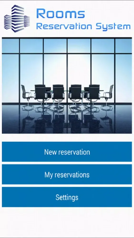 Capturas de tela do Rooms Reservation System