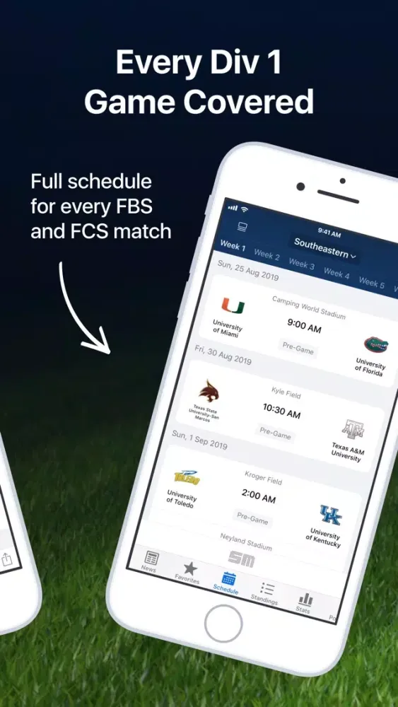 Скриншоты College Football Live