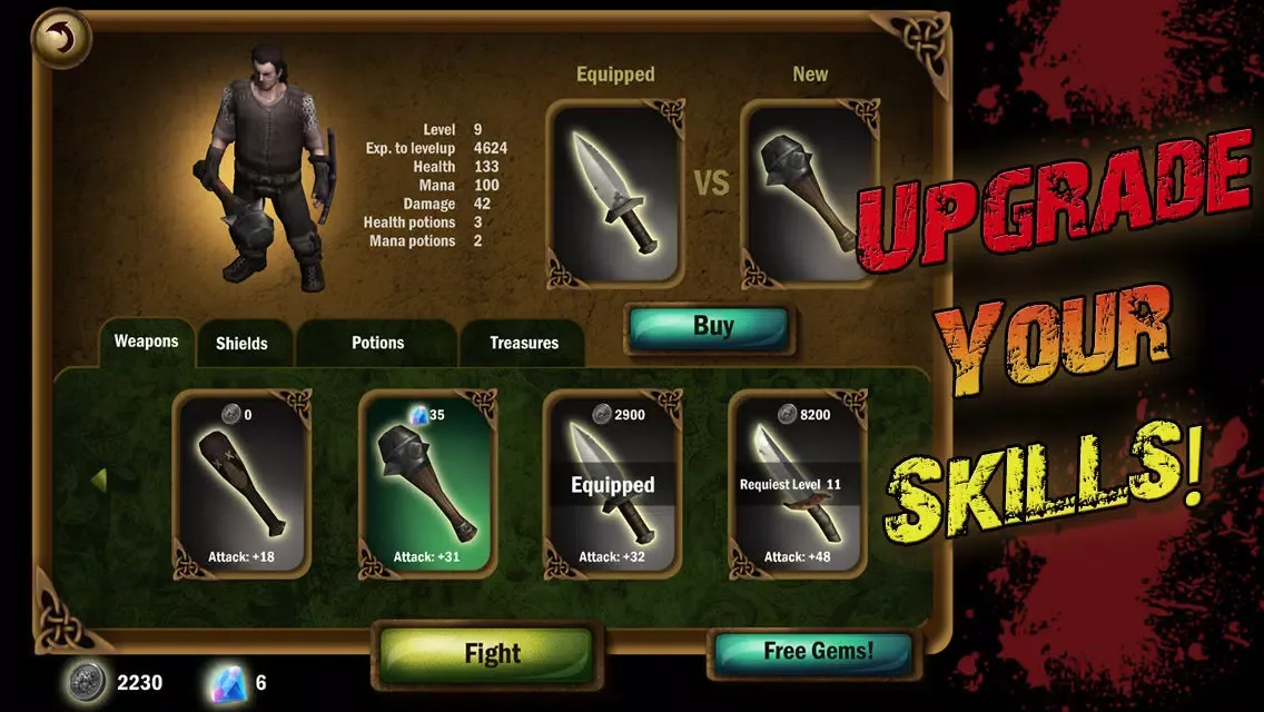 Angry Warrior: Eternity Slasher 3D Fantasy Battle With Orcs स्क्रीनशॉट
