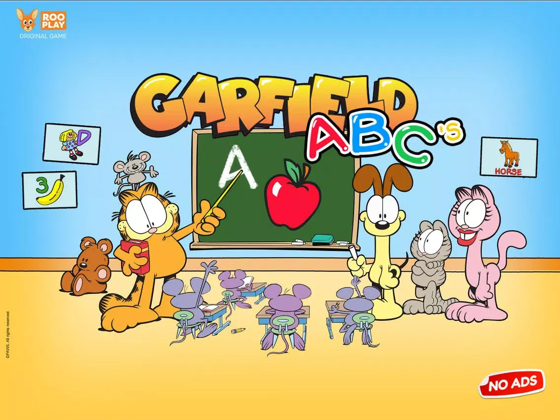 Garfield ABCs iPad 應用截圖