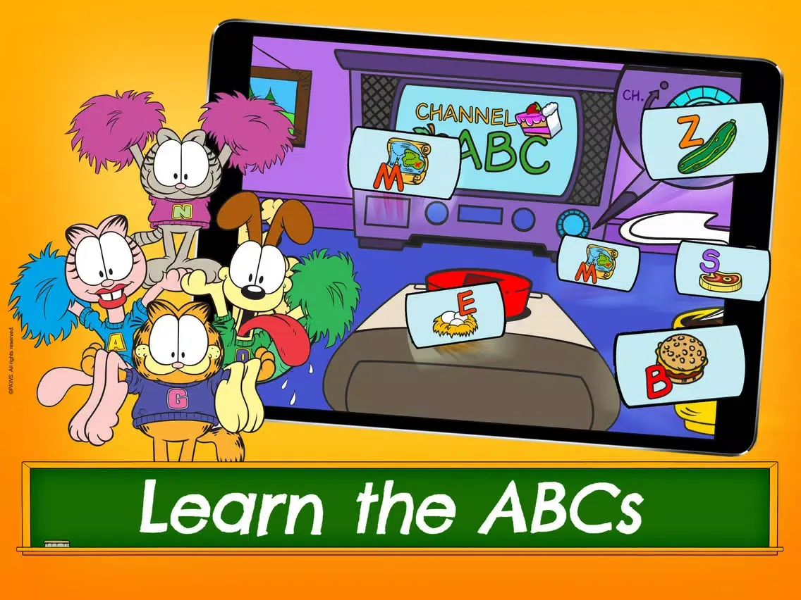 Garfield ABCs iPad 應用截圖