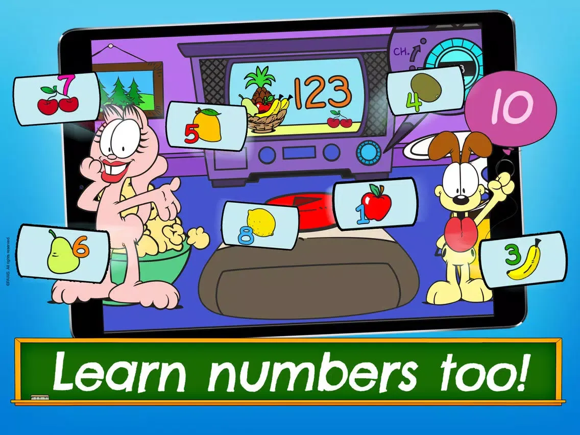 Garfield ABCs iPad 應用截圖