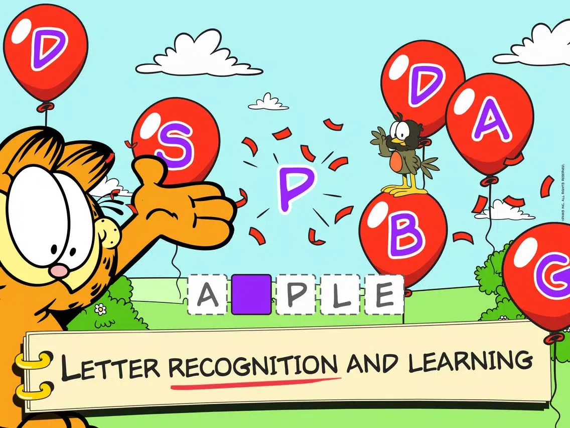 Captures d'écran de Garfield English Sight Words iPad 