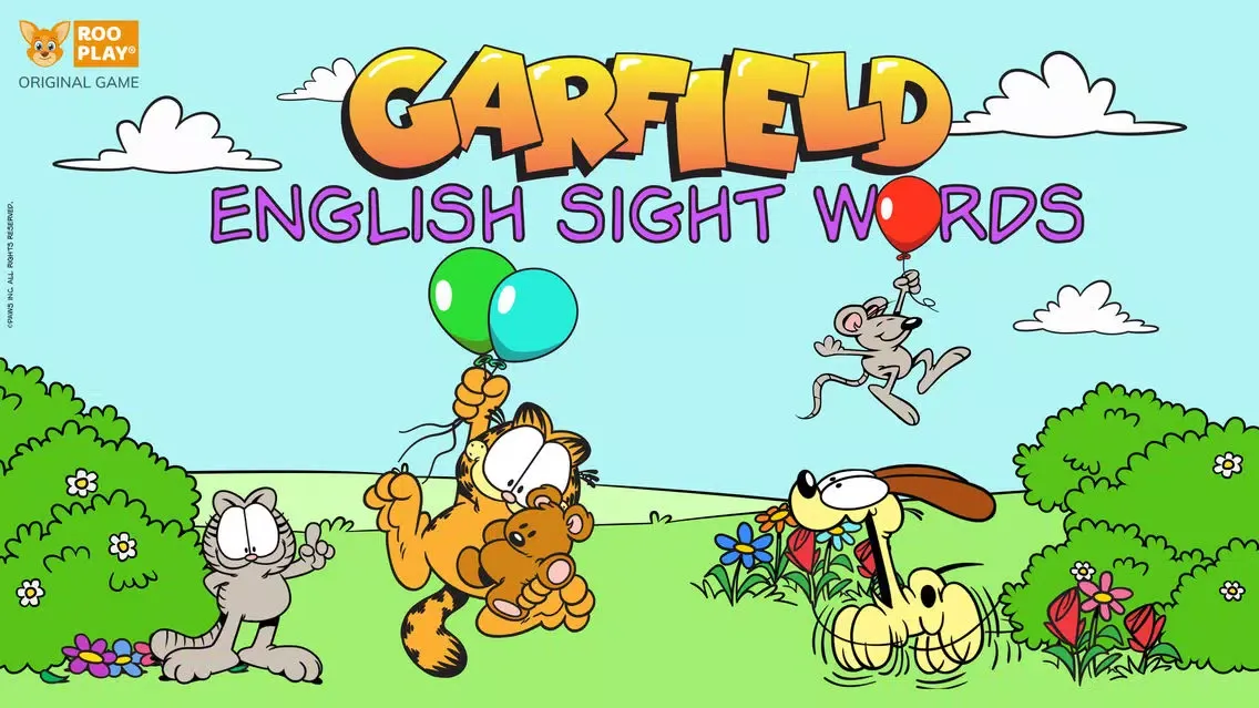 Captures d'écran de Garfield English Sight Words