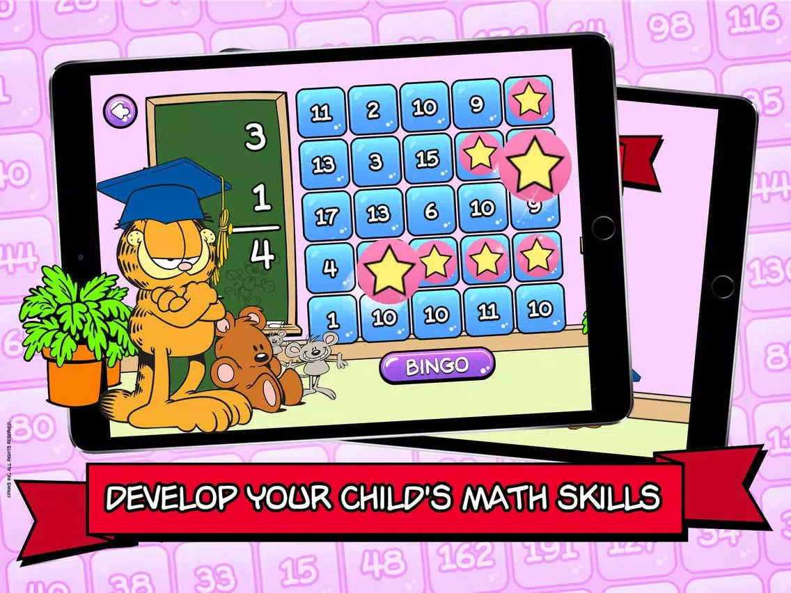 Screenshot di Garfield Math Bingo iPad 
