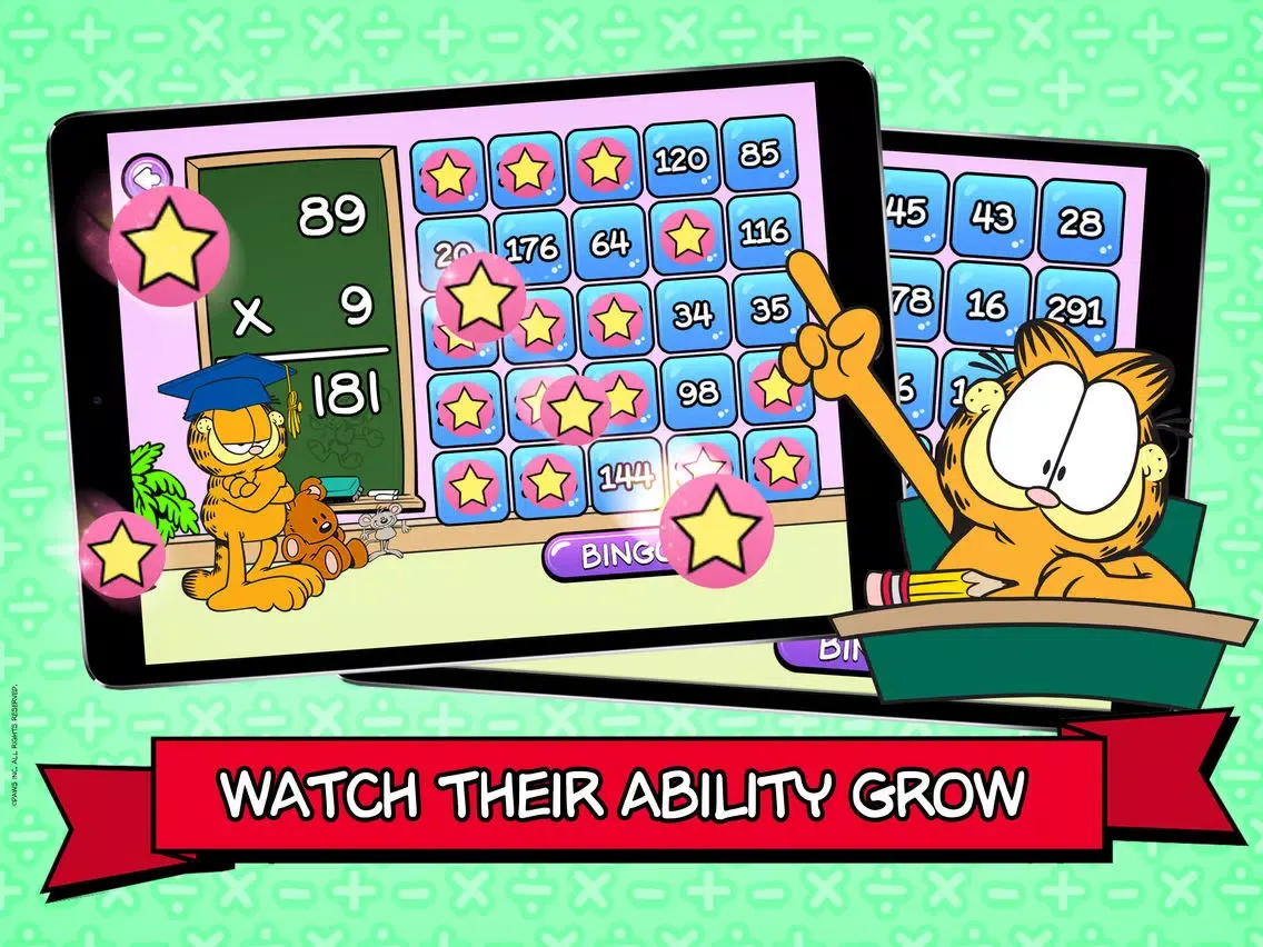 Screenshot di Garfield Math Bingo iPad 