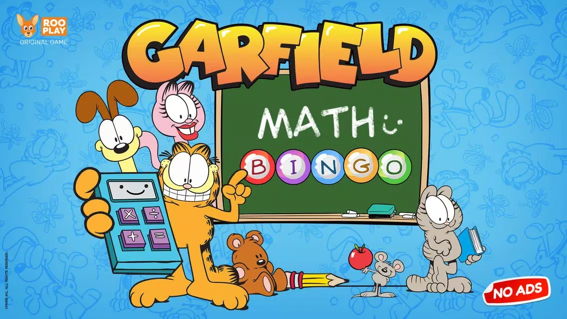 Screenshot di Garfield Math Bingo