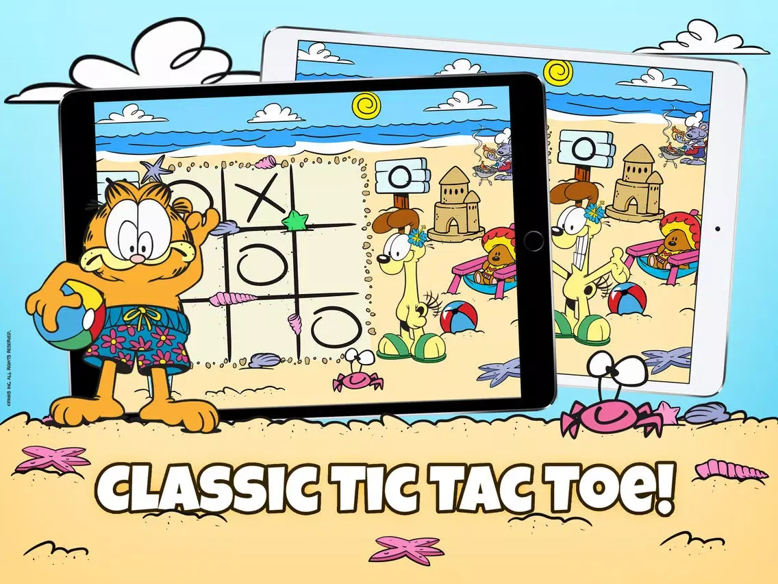 Capturas de pantalla de Garfield Tic Tac Toe iPad 