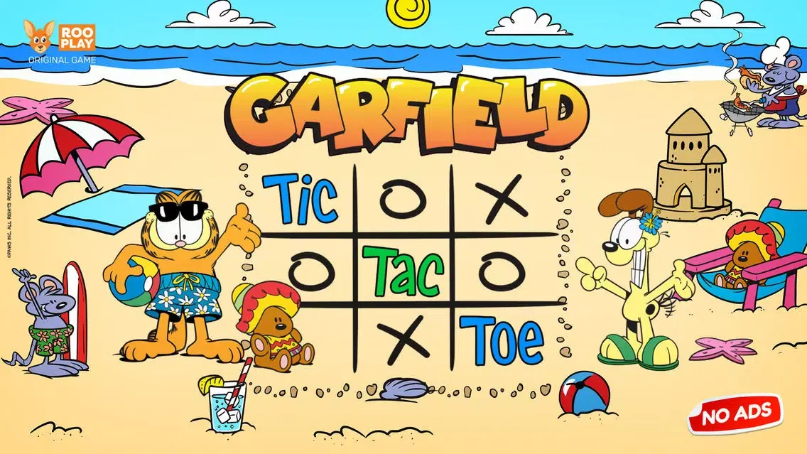 Capturas de pantalla de Garfield Tic Tac Toe