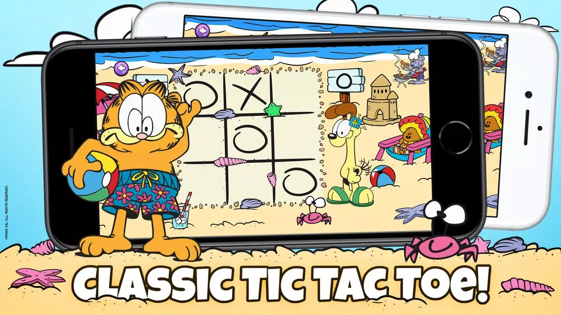 Capturas de pantalla de Garfield Tic Tac Toe