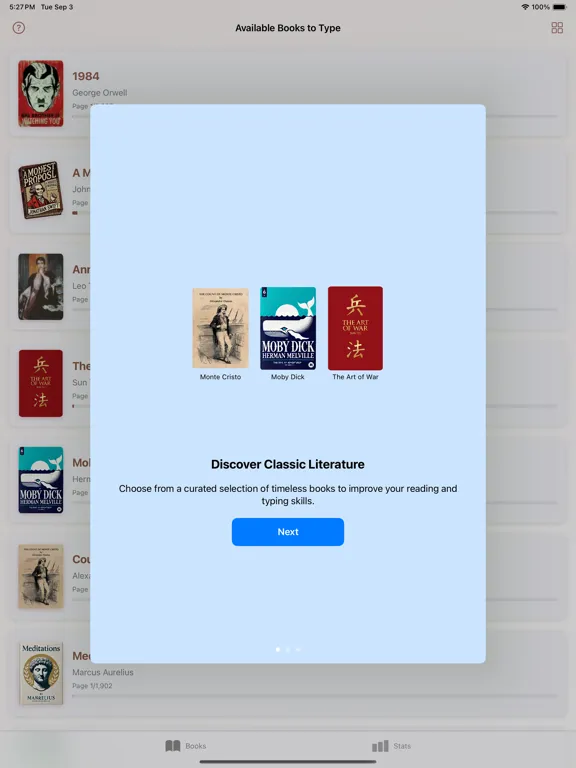 Captures d'écran de TypeToRead - Typing by Reading iPad 