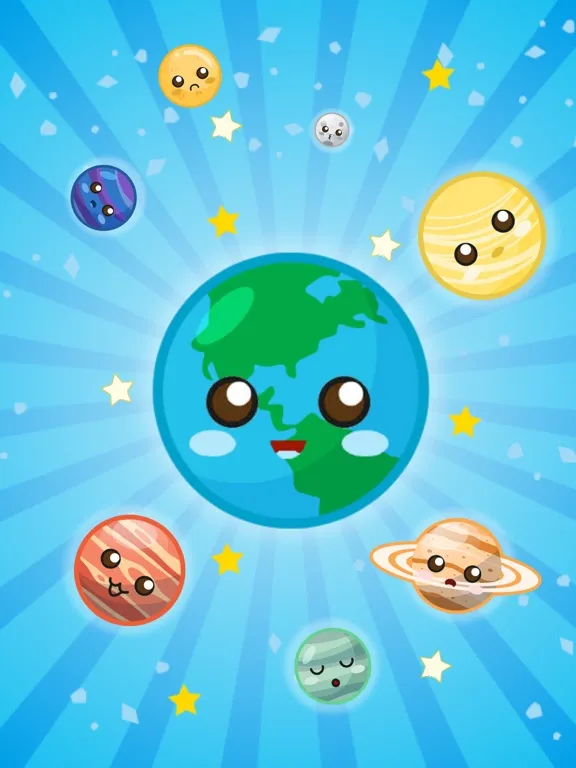 Planet Merge Game iPad  스크린샷