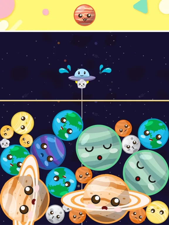 Planet Merge Game iPad  스크린샷