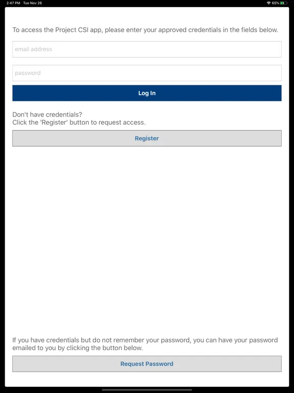 تصاویر Project CSI Survey App iPad 