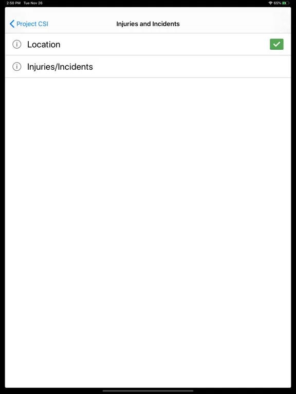 تصاویر Project CSI Survey App iPad 