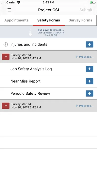تصاویر Project CSI Survey App