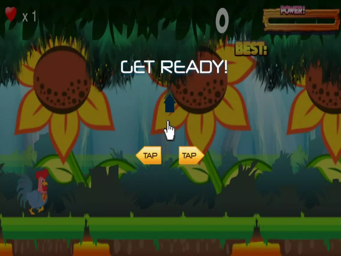 ภาพหน้าจอของ Rooster Run iPad 