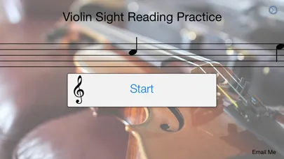 Capturas de tela do Violin Sight Reading Trainer