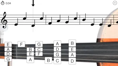 Capturas de tela do Violin Sight Reading Trainer
