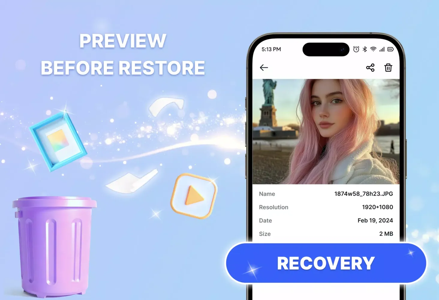 Скриншоты File Recovery - Photo & Video