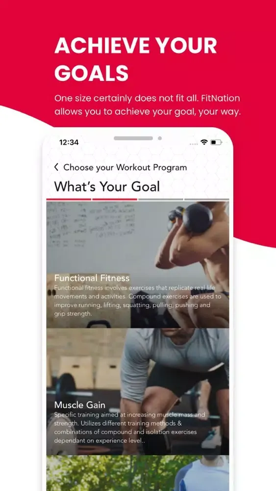 FitNation سکرین شاٹس