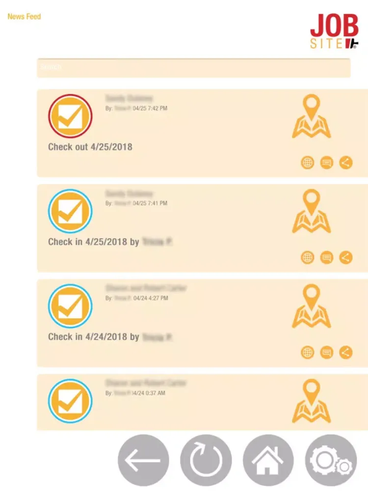 CP Jobsite iPad  Screenshots