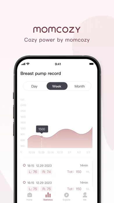 Momcozy سکرین شاٹس